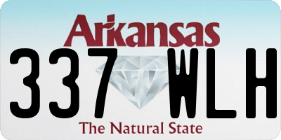 AR license plate 337WLH