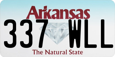 AR license plate 337WLL