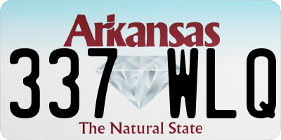 AR license plate 337WLQ