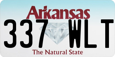 AR license plate 337WLT