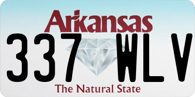 AR license plate 337WLV