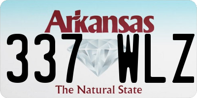 AR license plate 337WLZ