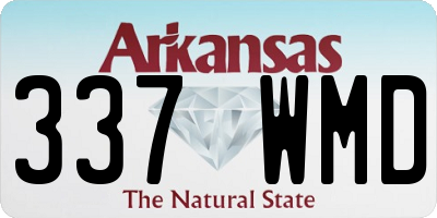 AR license plate 337WMD