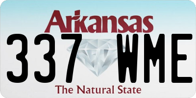 AR license plate 337WME