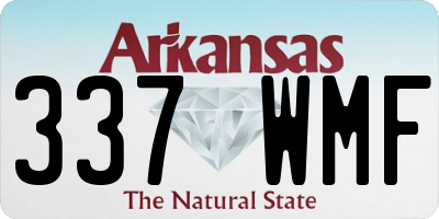 AR license plate 337WMF
