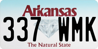 AR license plate 337WMK