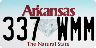 AR license plate 337WMM