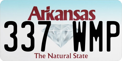 AR license plate 337WMP