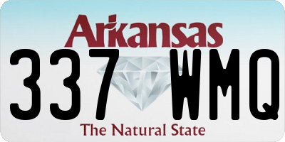 AR license plate 337WMQ