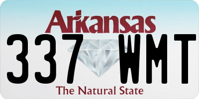 AR license plate 337WMT