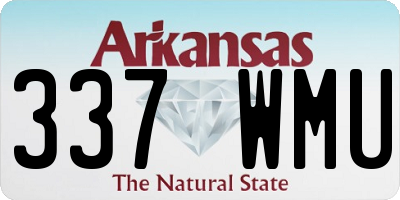 AR license plate 337WMU