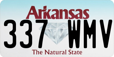 AR license plate 337WMV