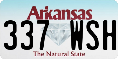 AR license plate 337WSH