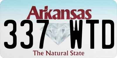 AR license plate 337WTD