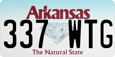AR license plate 337WTG