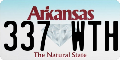 AR license plate 337WTH