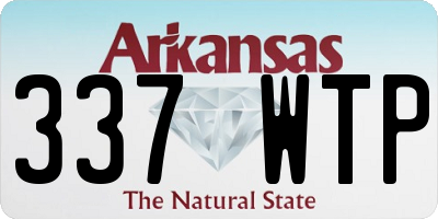 AR license plate 337WTP