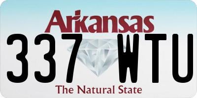 AR license plate 337WTU
