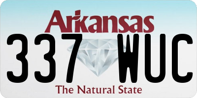 AR license plate 337WUC