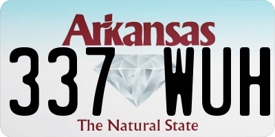 AR license plate 337WUH