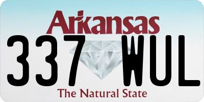 AR license plate 337WUL
