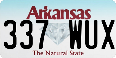 AR license plate 337WUX