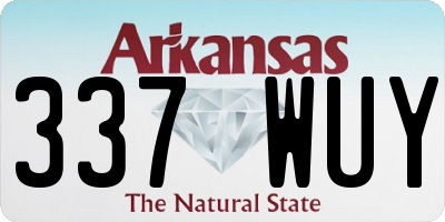 AR license plate 337WUY