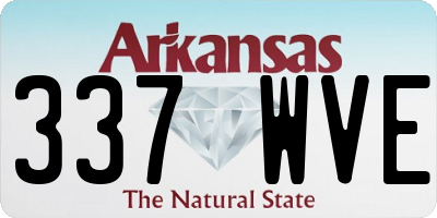 AR license plate 337WVE