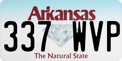 AR license plate 337WVP