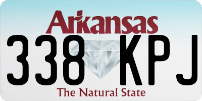 AR license plate 338KPJ