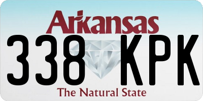 AR license plate 338KPK