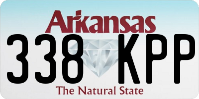 AR license plate 338KPP