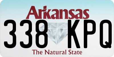 AR license plate 338KPQ