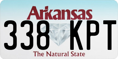 AR license plate 338KPT