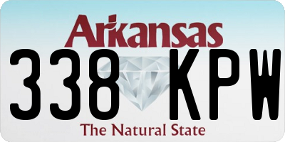 AR license plate 338KPW