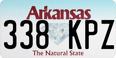 AR license plate 338KPZ