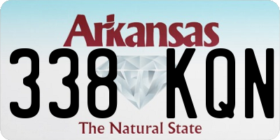 AR license plate 338KQN