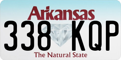 AR license plate 338KQP