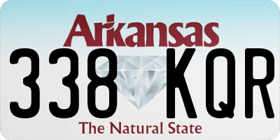 AR license plate 338KQR