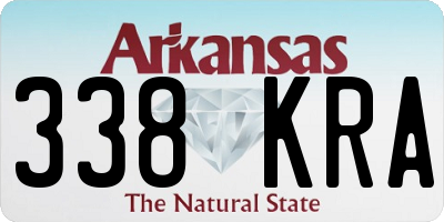 AR license plate 338KRA