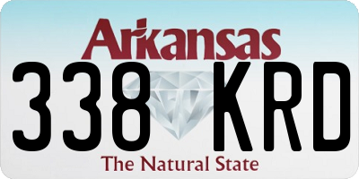 AR license plate 338KRD