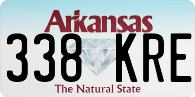 AR license plate 338KRE