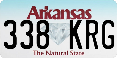 AR license plate 338KRG