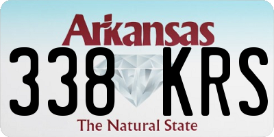 AR license plate 338KRS
