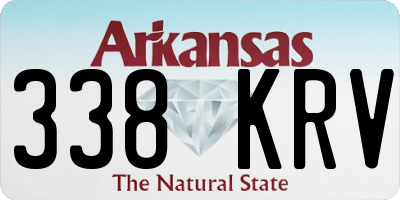 AR license plate 338KRV