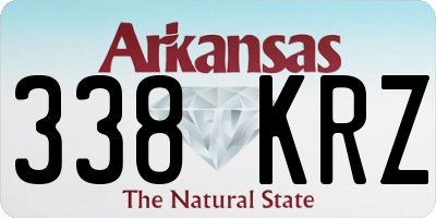AR license plate 338KRZ