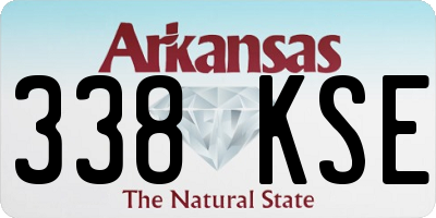 AR license plate 338KSE