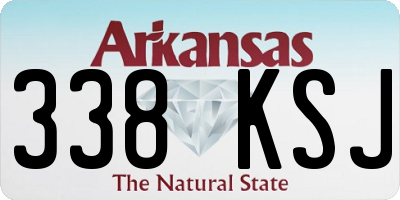AR license plate 338KSJ