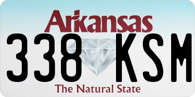 AR license plate 338KSM