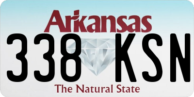 AR license plate 338KSN